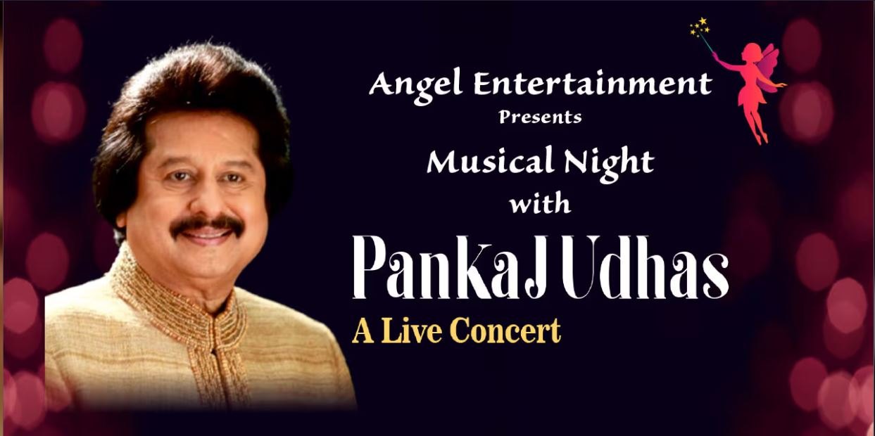Indian singer Pankaj Udhas live in Thane on Jun 10th 2023