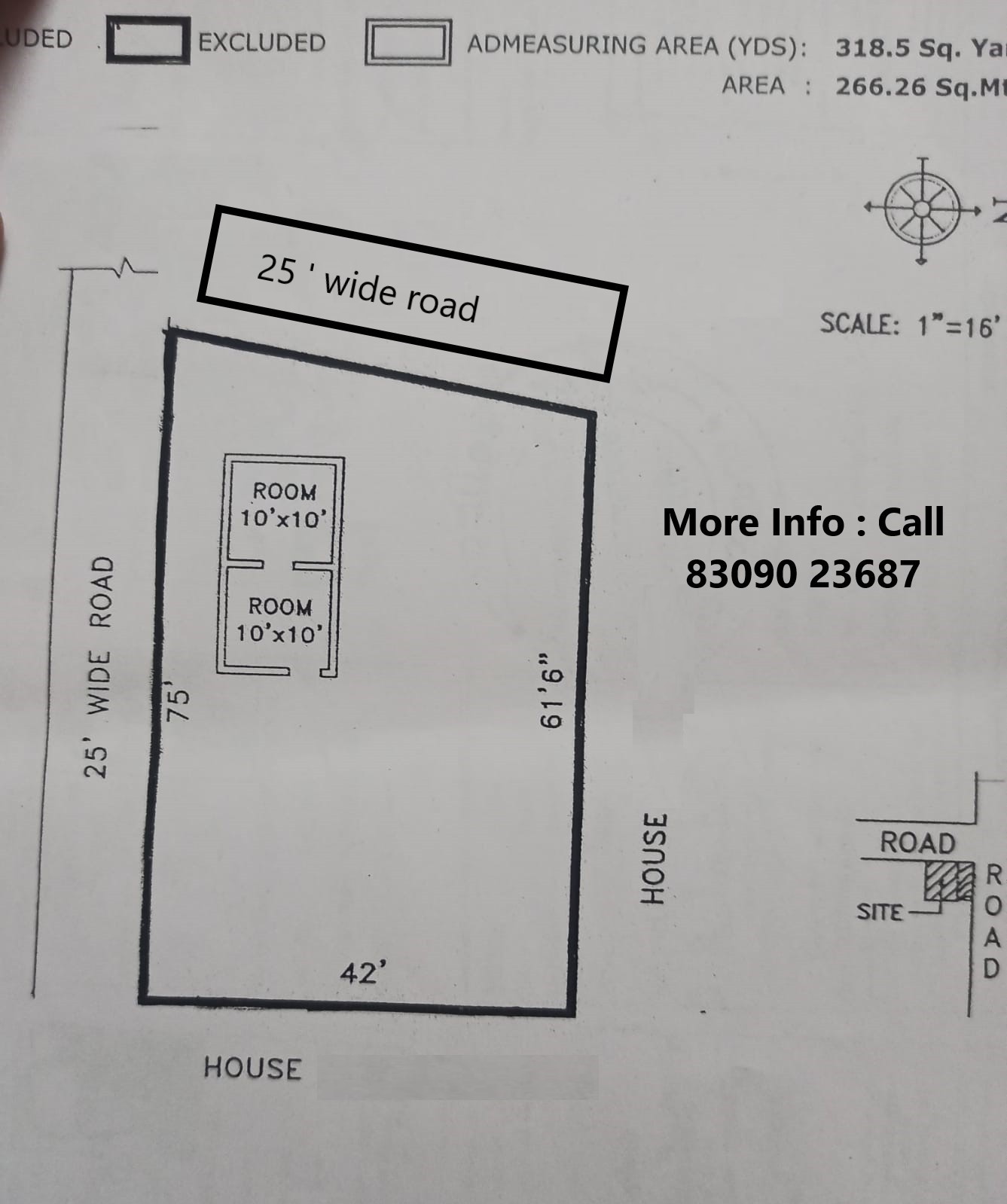 2,856 sq. ft. Sell Land/ Plot for sale