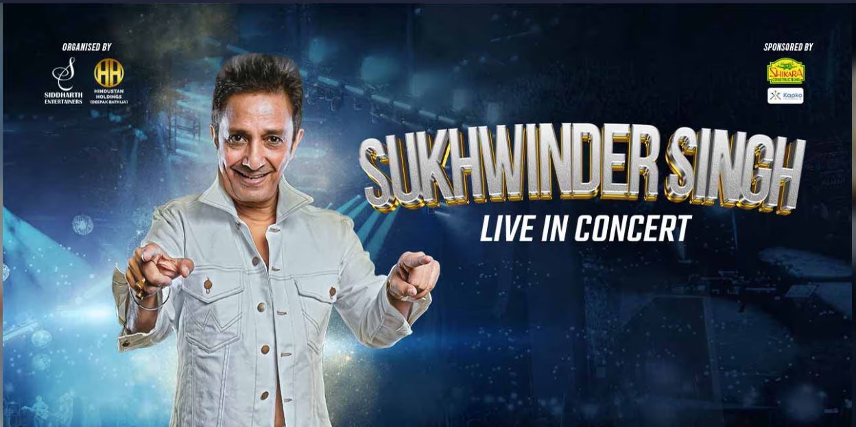 Indian singer Sukhwinder Singh live in Mumbai on Jul 7th 2023