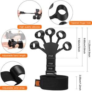 Power Forearm Strength Workout Gripper Fitness Gym Exerciser