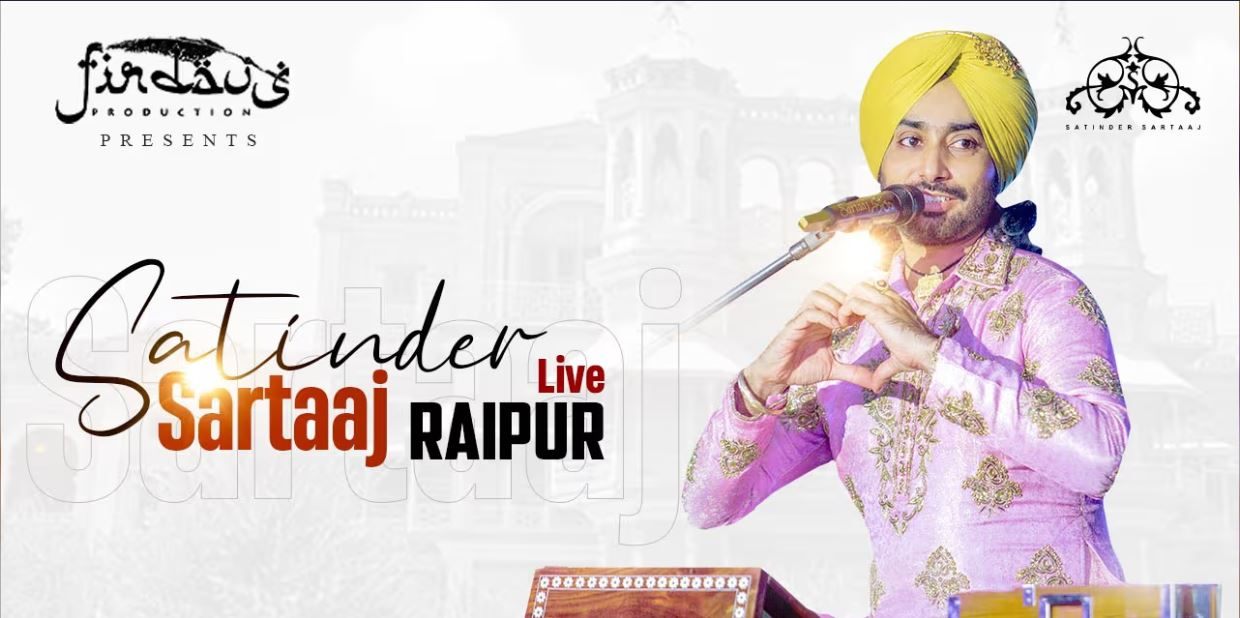 Indian singer Satinder Sartaaj live in Raipur on Jul 29th 2023