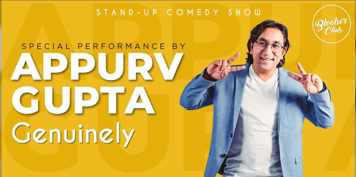 Stand-up comedian Appurv Gupta live in Jalandhar on Jun 10th 2023
