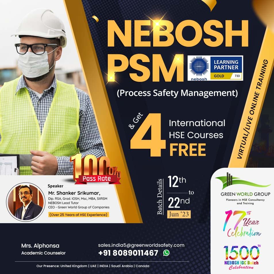  Empowering Excellence and Elevating Proficiency with Nebosh PSM!
