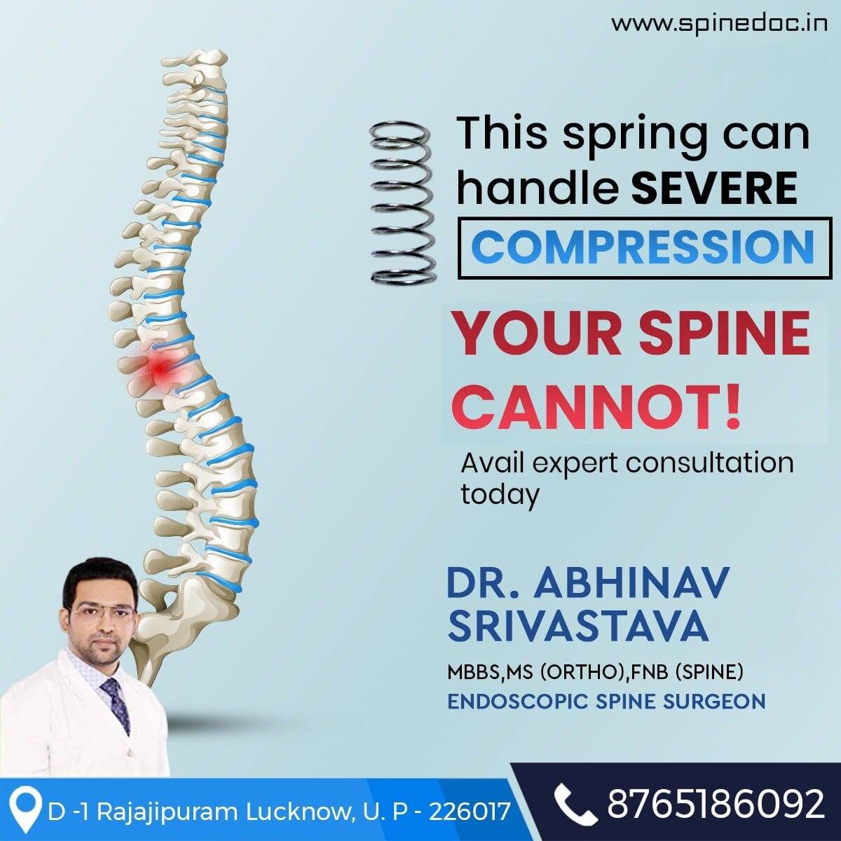 Endoscopic Spine Surgeon in Lucknow - Dr Abhinav Srivastava