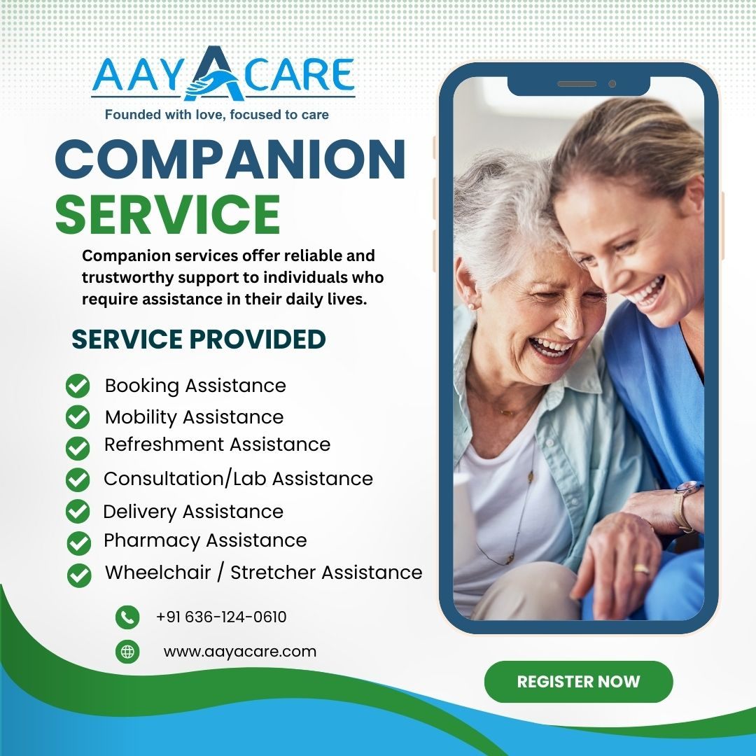 Indias Firsts End to End Companionship Services  in Bangalore 