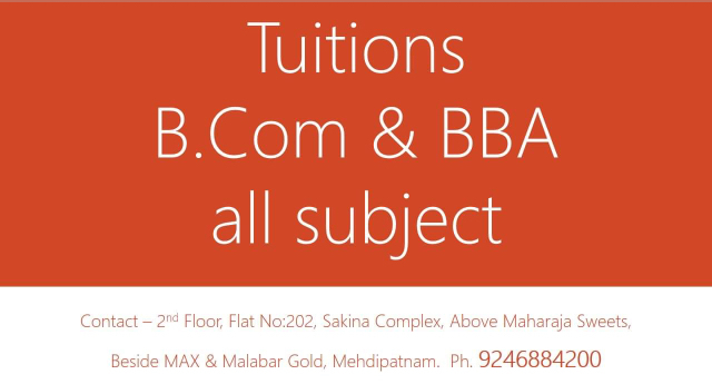 Accounting, School tuition/ Subject classes, Exam coachings