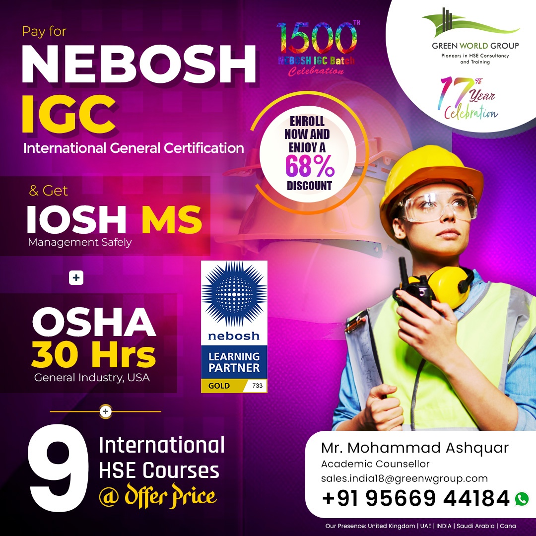 Ennrol NEBOSH IGC Course in Patna