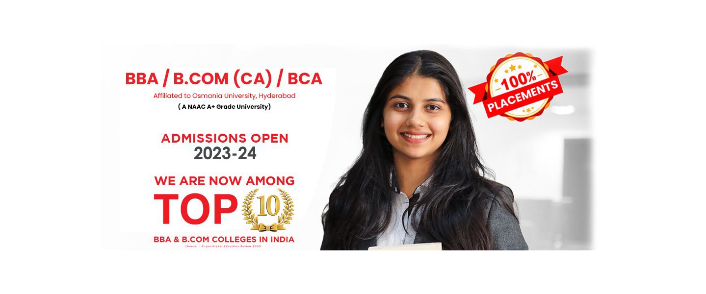 Best College for BBA, BCA & BCom in Hyderabad