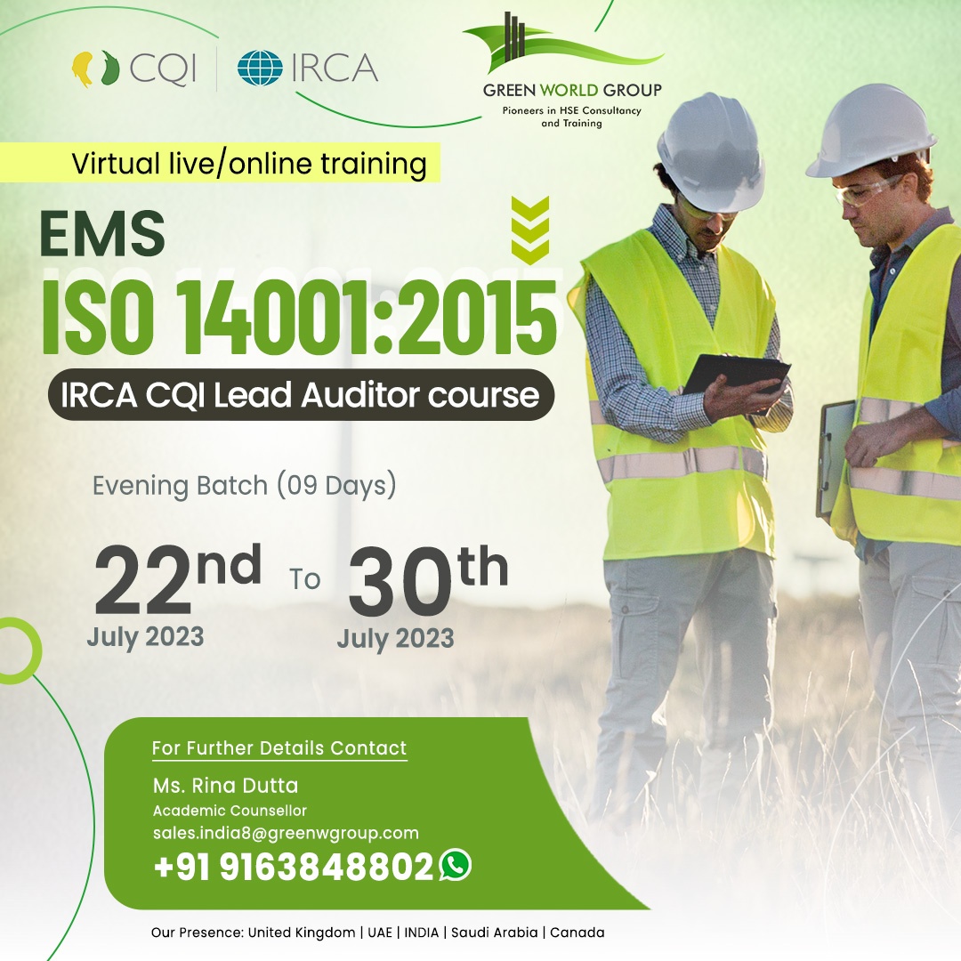 Online ISO Lead Auditor course in KOLKATA