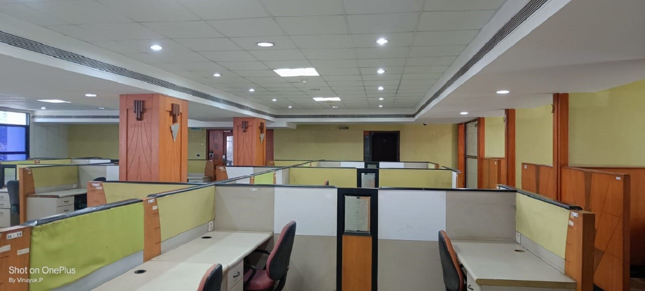Rent Office/ Shop, 5611 sq ft carpet area, Furnished for rent @Kolshet Road, ETPL TOWER at Dhokali Naka, Thane West 