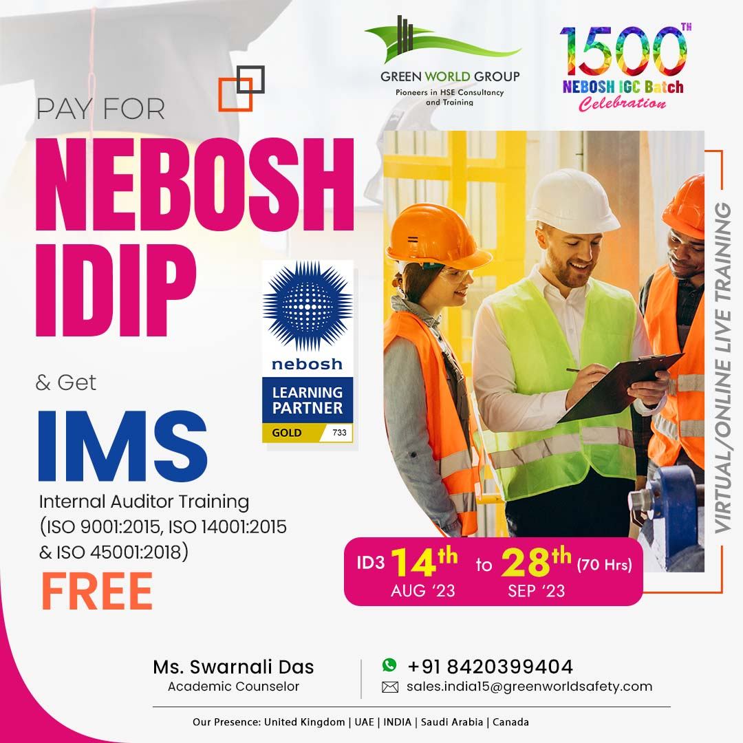 Elevate your Safety Career with NEBOSH IDIP! 