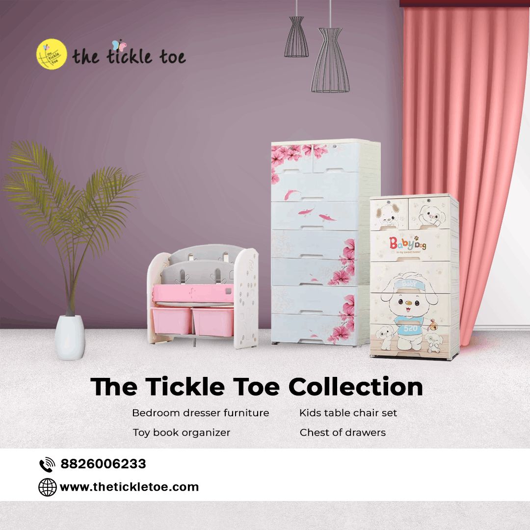 The Tickle Toe Chest Of Drawers: Stylish Storage Solution for Children's Essentials