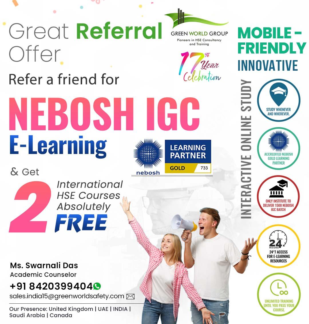 Nebosh IGC e-Learning in Uttar Pradesh
