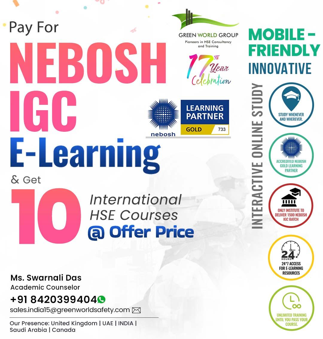 "Level Up Your Safety Skills With NEBOSH IGC E-Learning!"