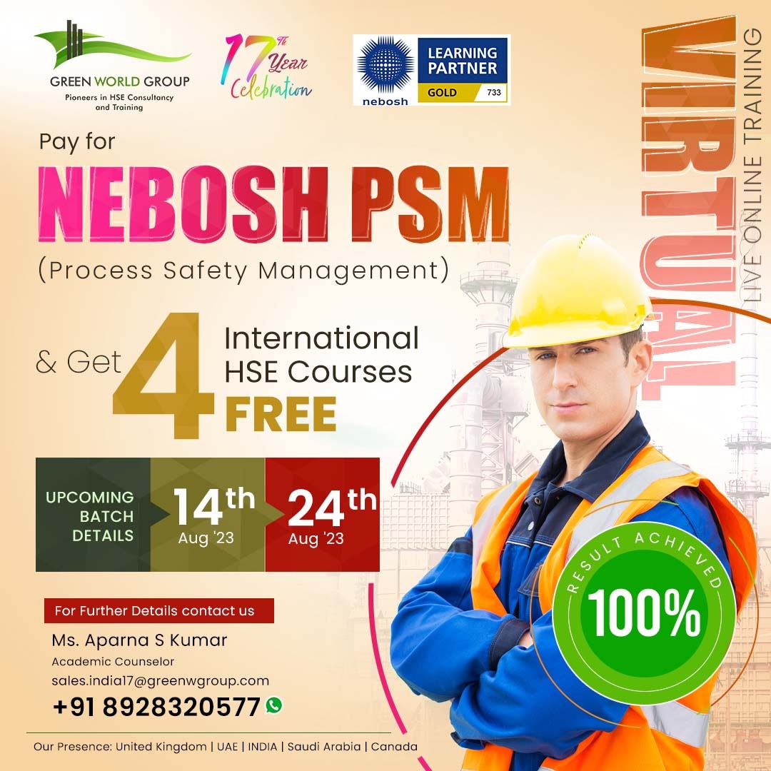 NEBOSH PSM in Pune