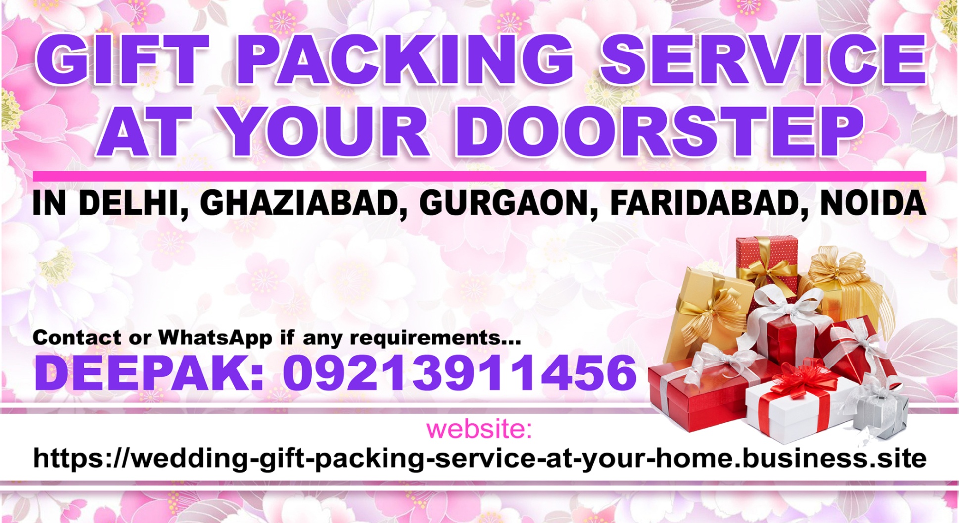 Wedding Gift Packing At Your Home We Do... ....9213911456