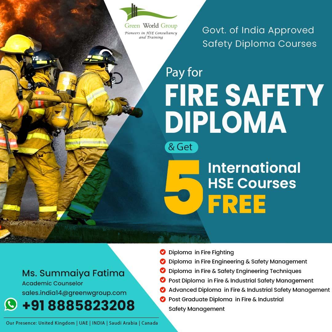   Fire Safety Diploma Course in Hyderabad 