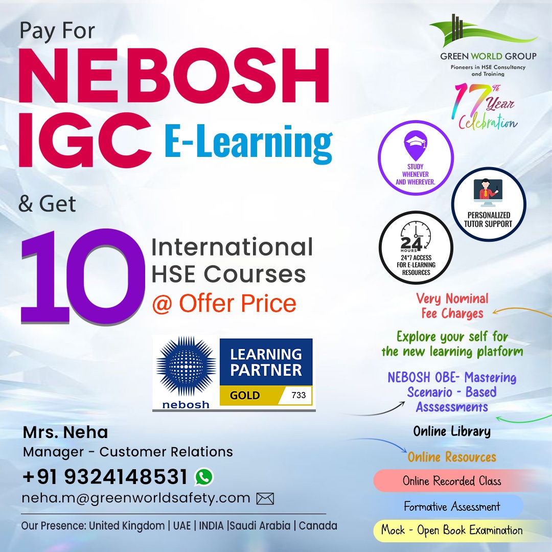  "Upgrade your career with NEBOSH IGC E-learning course in Mumbai