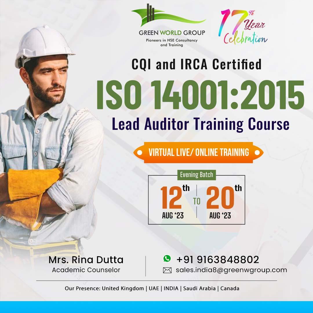  ISO Lead Auditor online in Kolkata