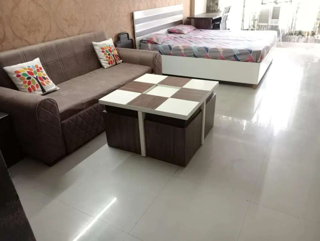 1 Bed/ 1 Bath Rent Apartment/ Flat, Furnished for rent @Sector 123 logic blossom Noida 