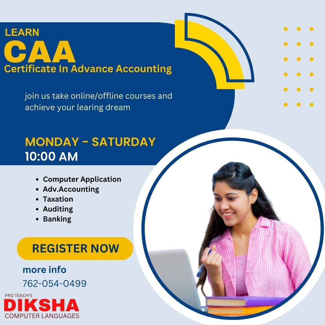 Join CAA Course