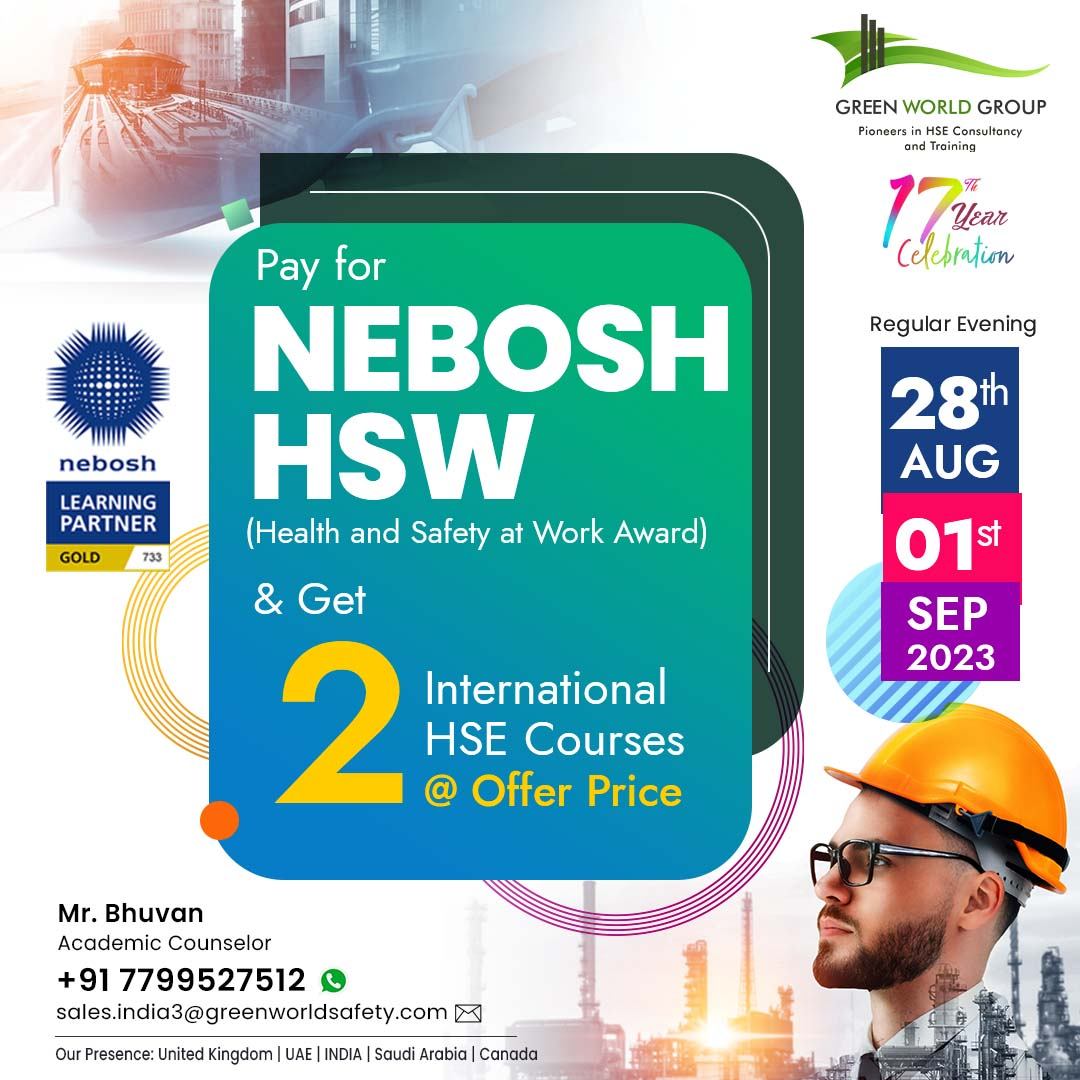 Enhance Your HSE Career with NEBOSH HSW in Vizag