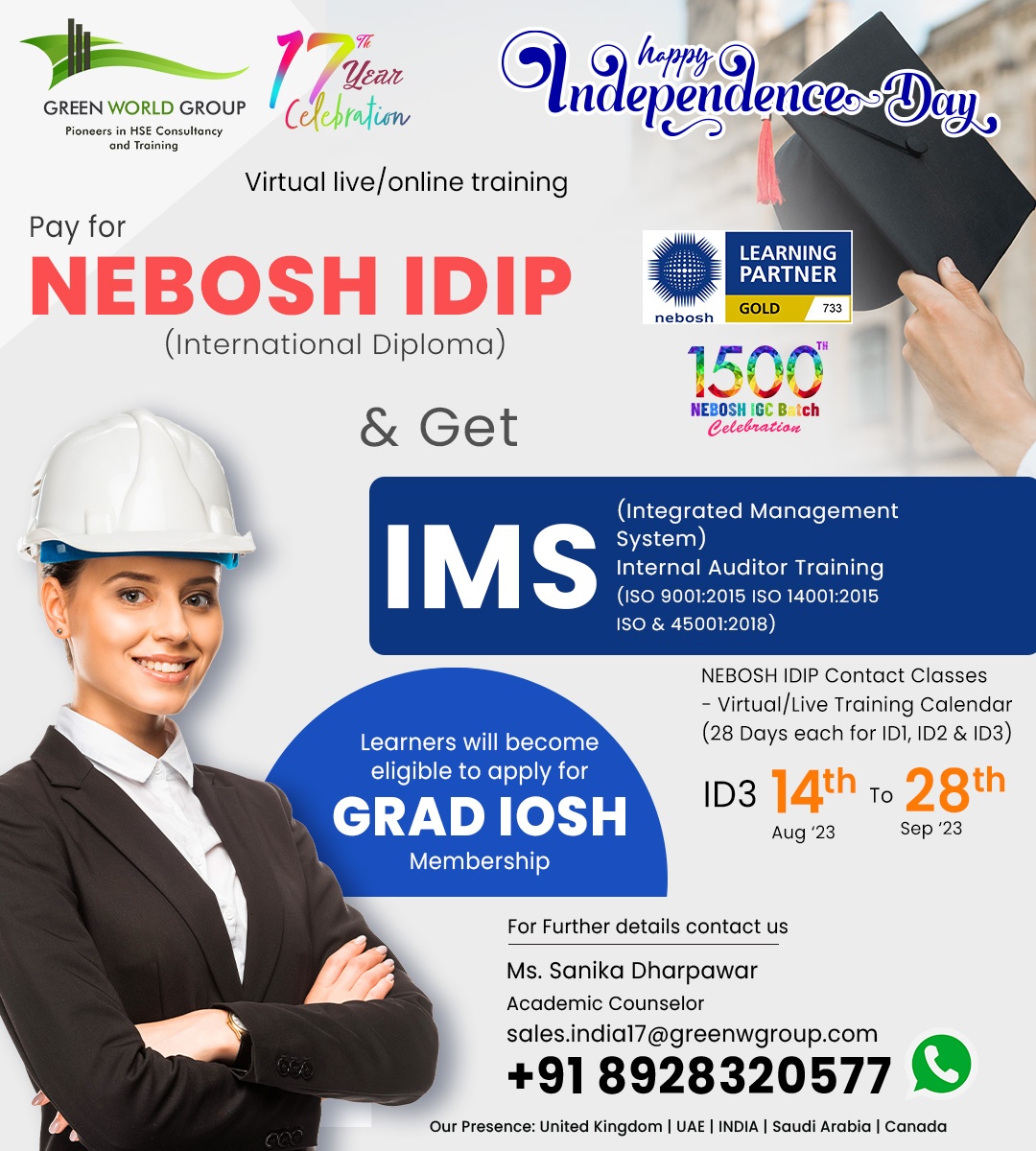  Nebosh IDip courses in PUNE at affordable cost
