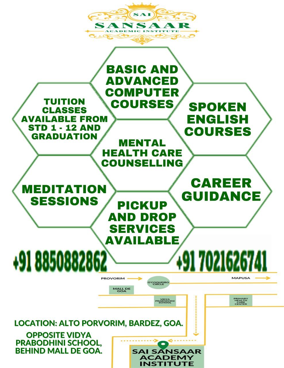 Sansaar Academy Institute - tuition classes, computer and spoken English courses