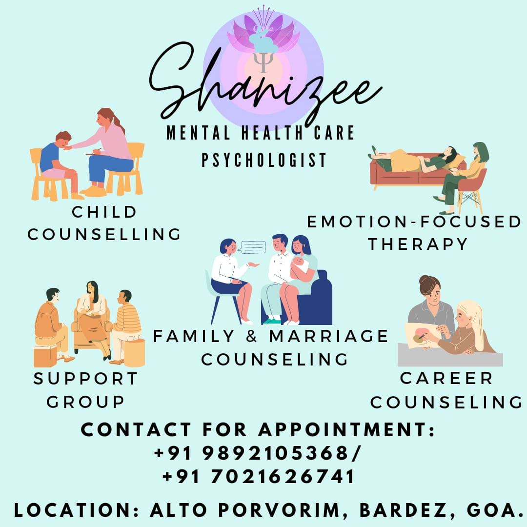 Family/ Marriage counselor, Psychologist; Exp: 3 year