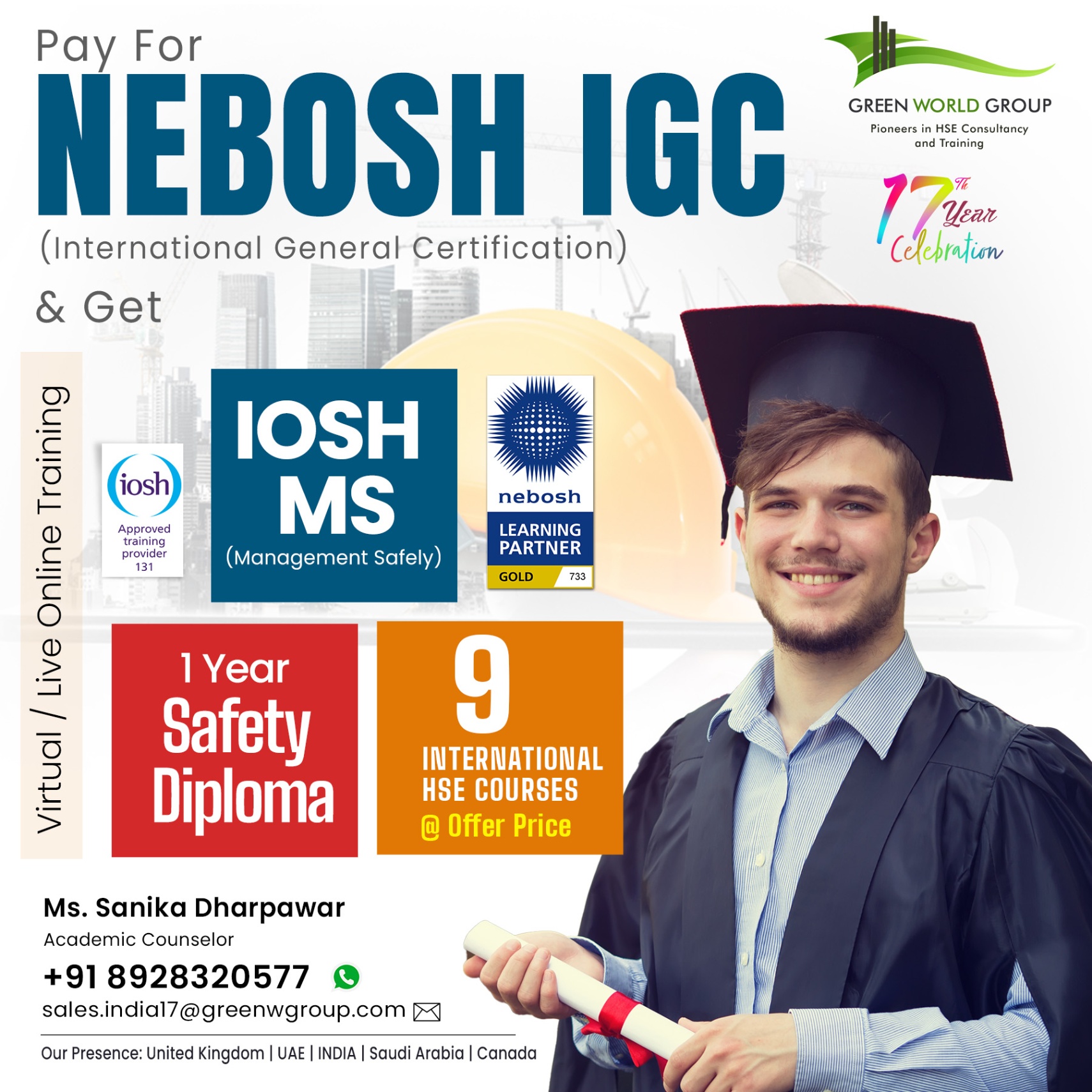 Get ready for an unbelievable offer in NEBOSH IGC Course In  Pune 