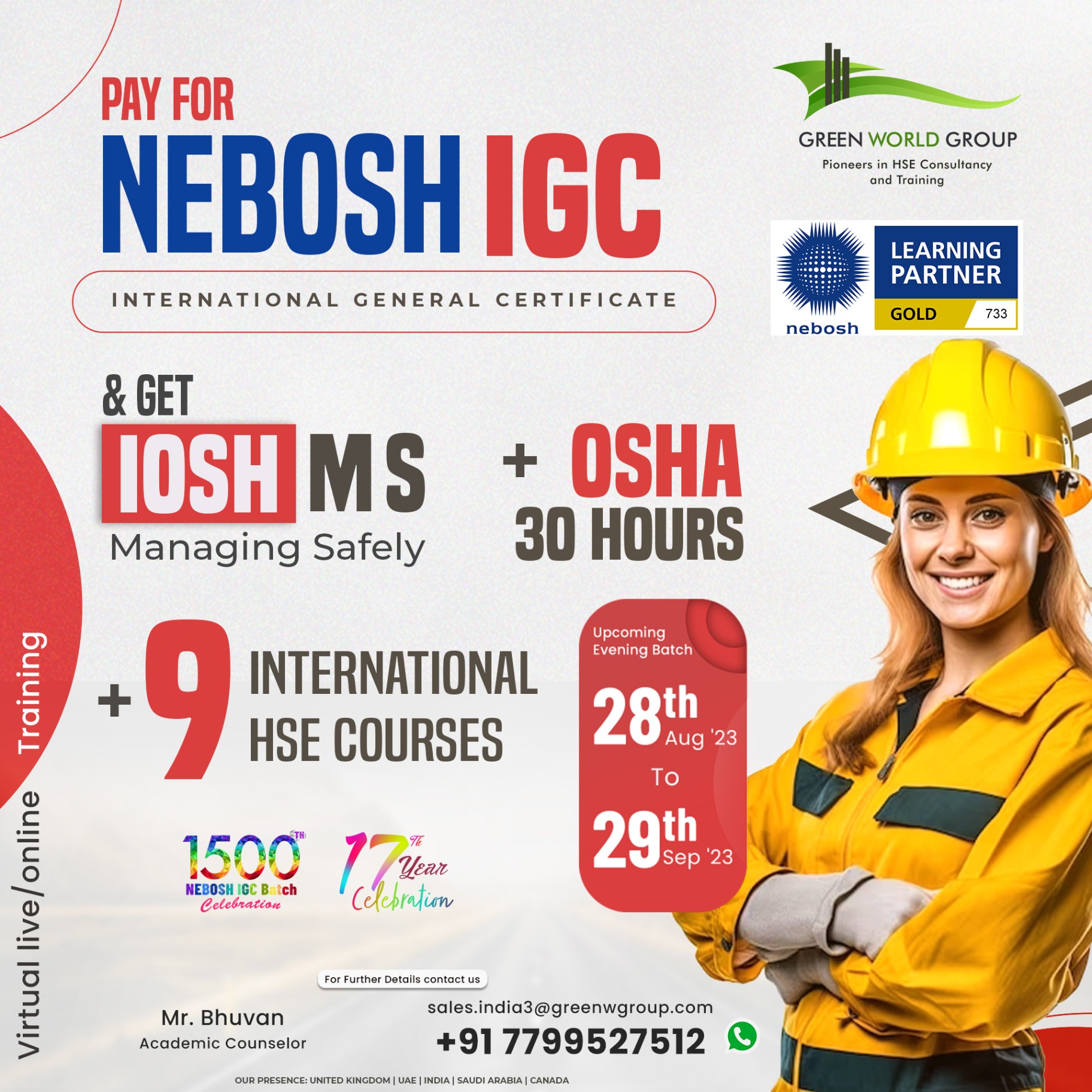   Elevate your Career with our NEBOSH IGC Course In Andhra Pradesh 