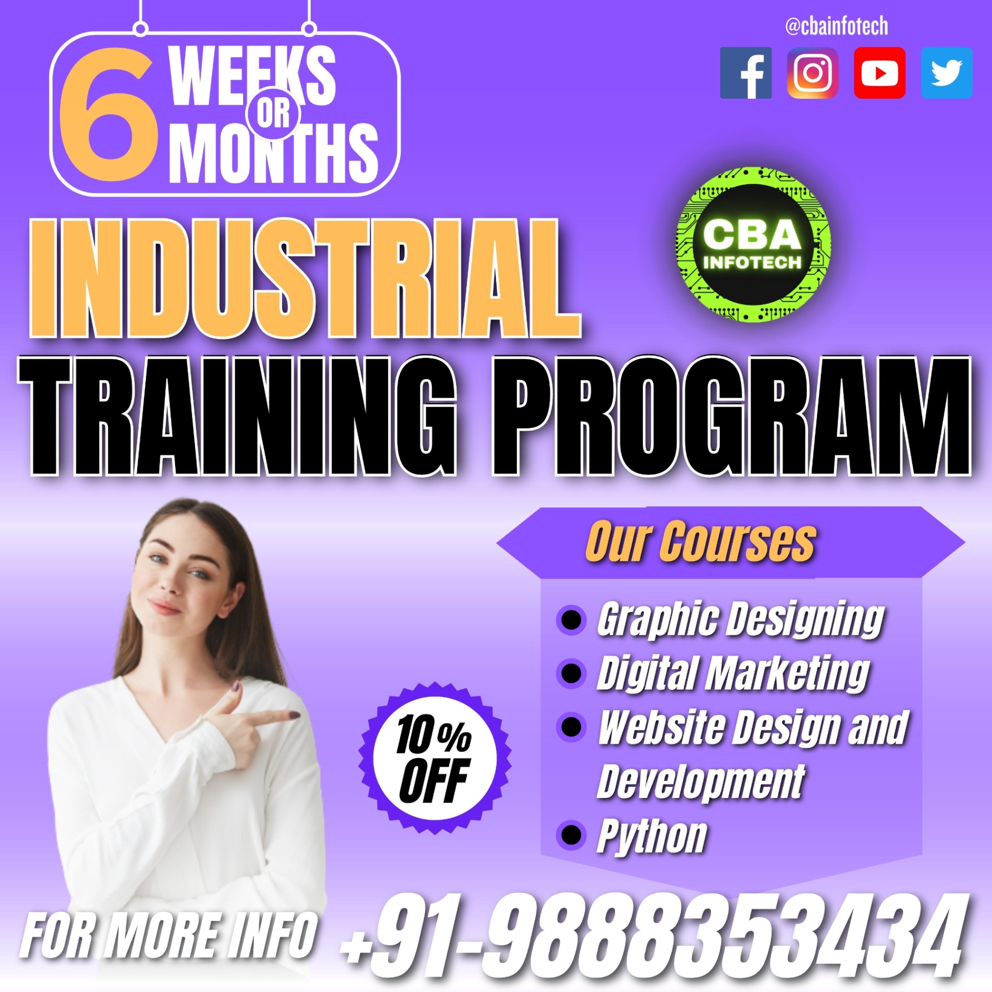6-months industrial training in Gurdaspur