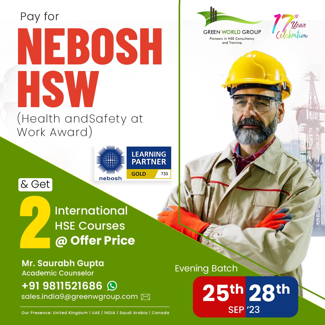   Level up your career with Nebosh HSW certification!
