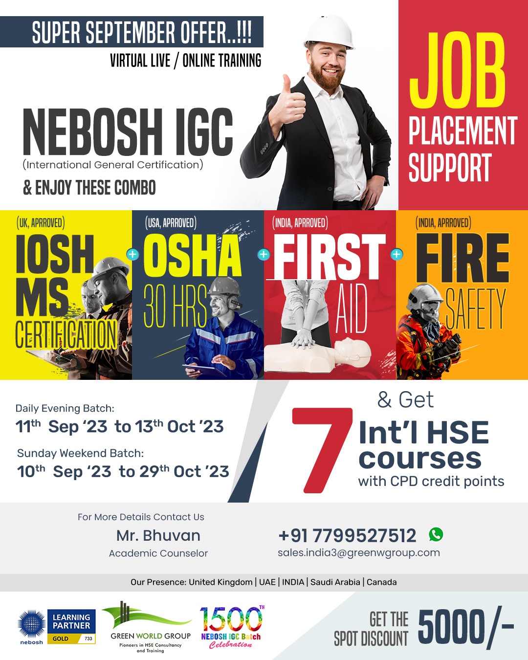 Unlock a brighter future with our NEBOSH IGC Course Training 