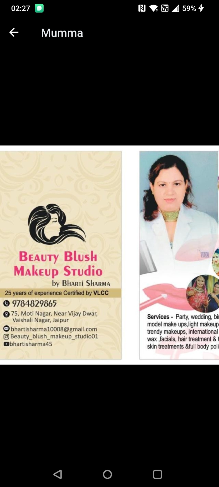 Other Health/ Beauty services, Salons/ Spas; Exp: More than 15 year