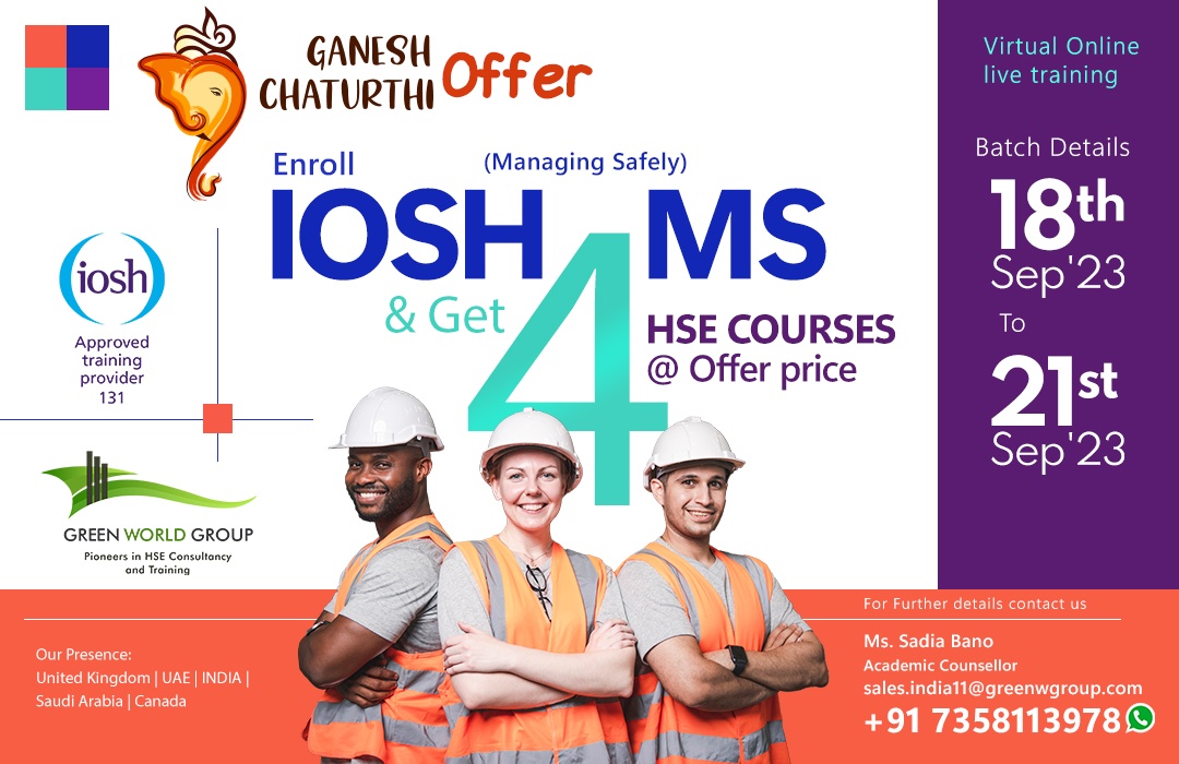  IOSH MS Course Training in Mysore!