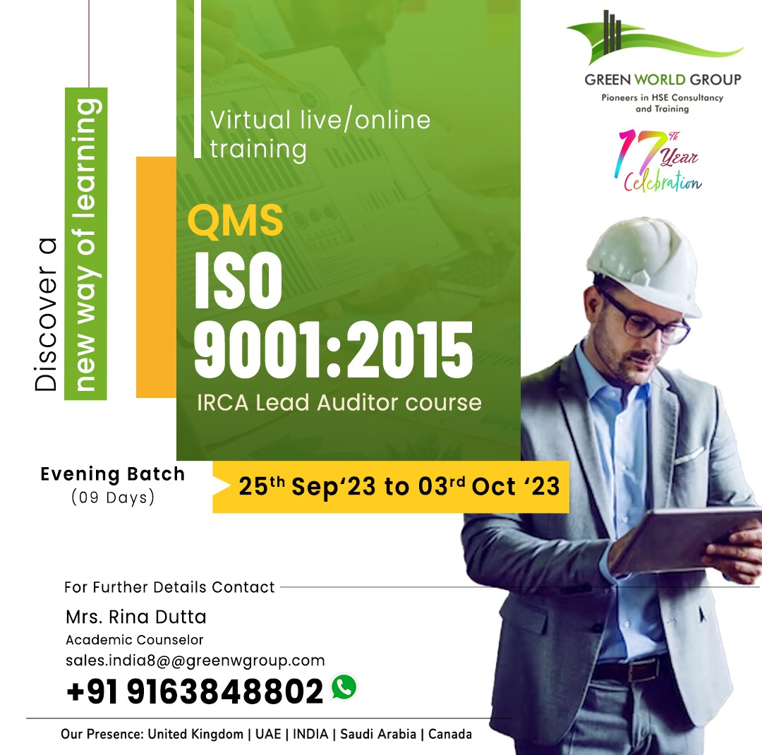  Elevate your professional profile with certified ISO 14001:2015 training!