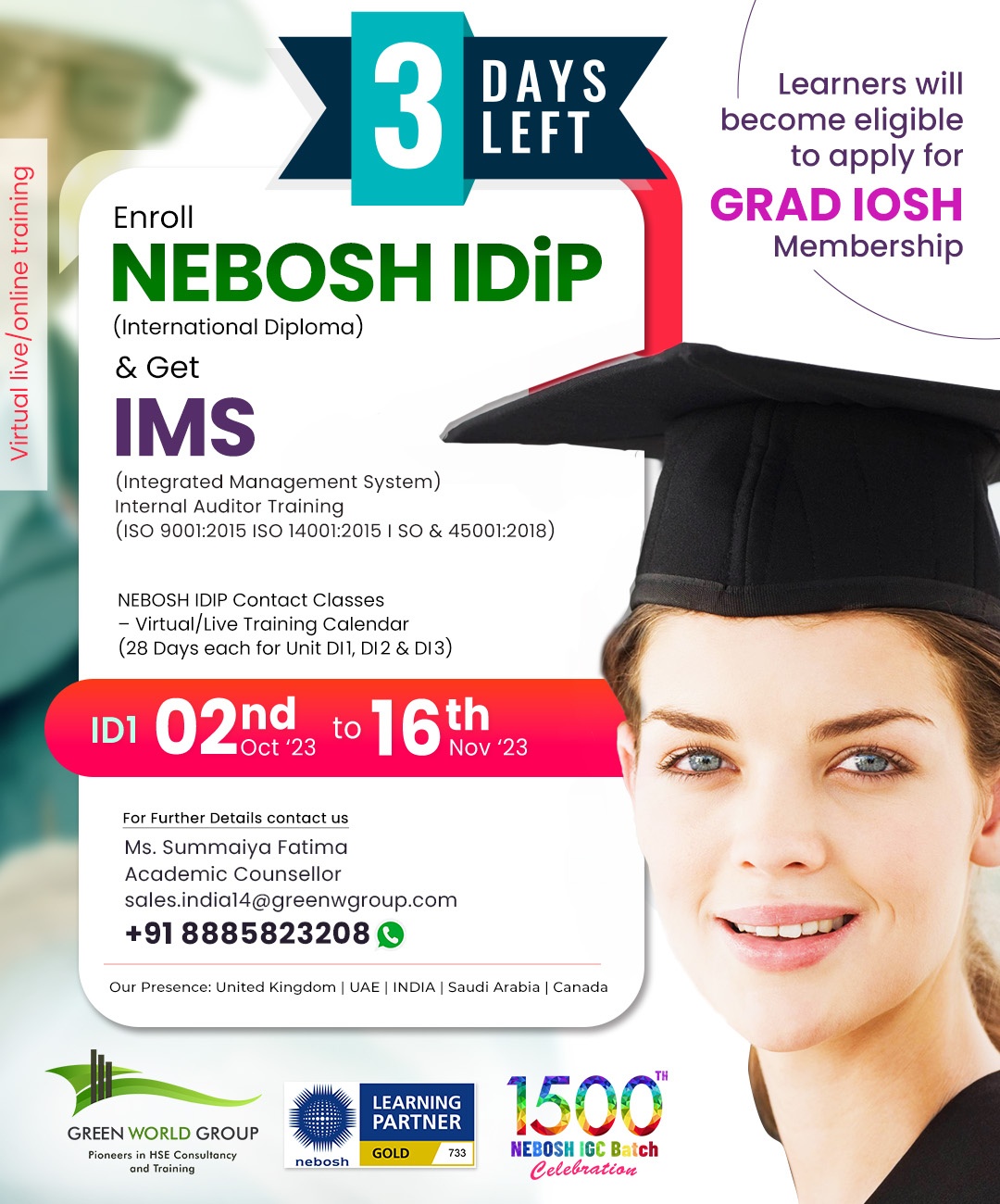  Begin your HSE Career  With  NEBOSH IDIP Training Hyderabad
