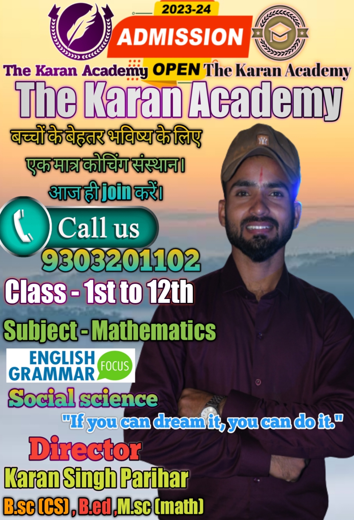 The Karan Academy online classes with offline 
