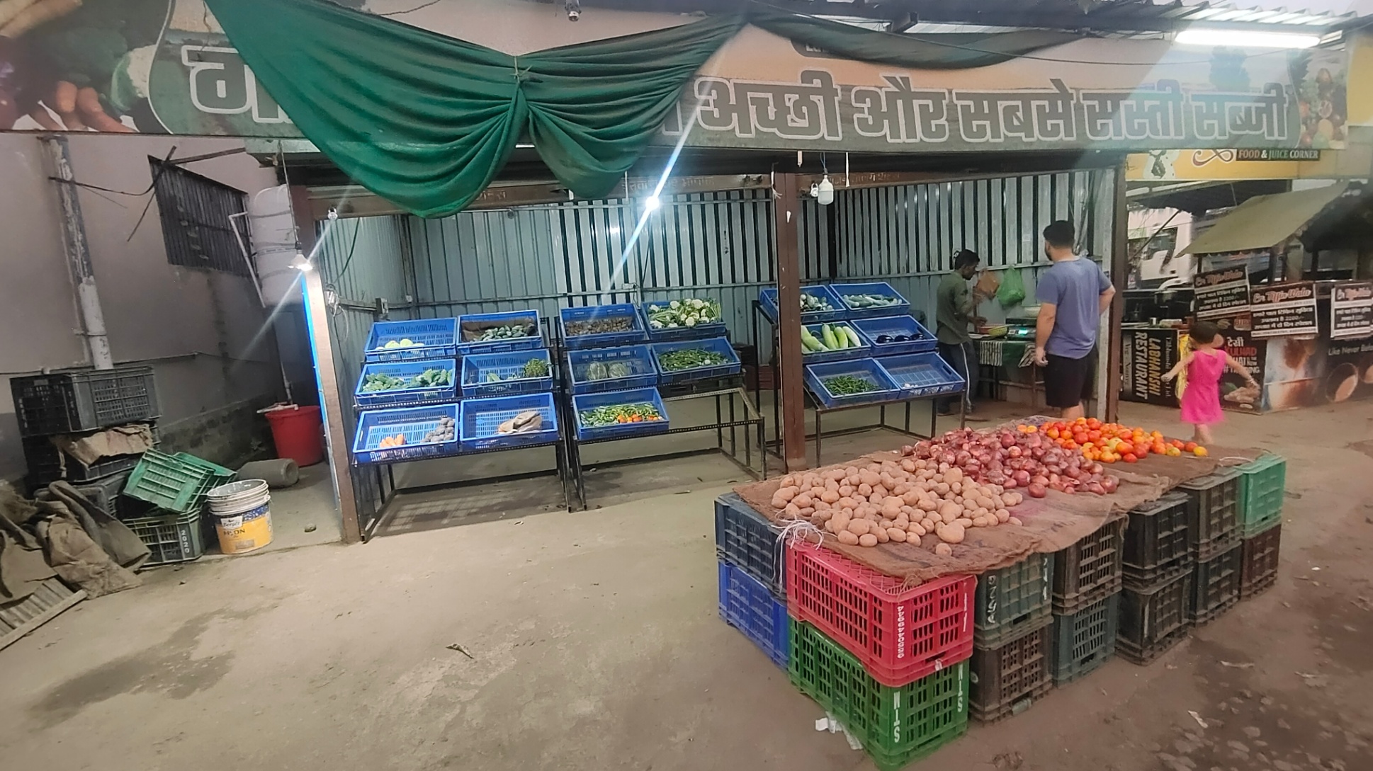 Beets, Cabbage (Patta Gobi), Capsicum (Shimla Mirch), Carrots (Gajar), Cucumbers (Khira) on sale