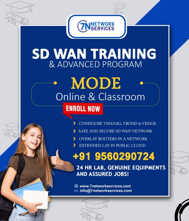 7 Network Services offers CISCO SD WAN Training in Delhi