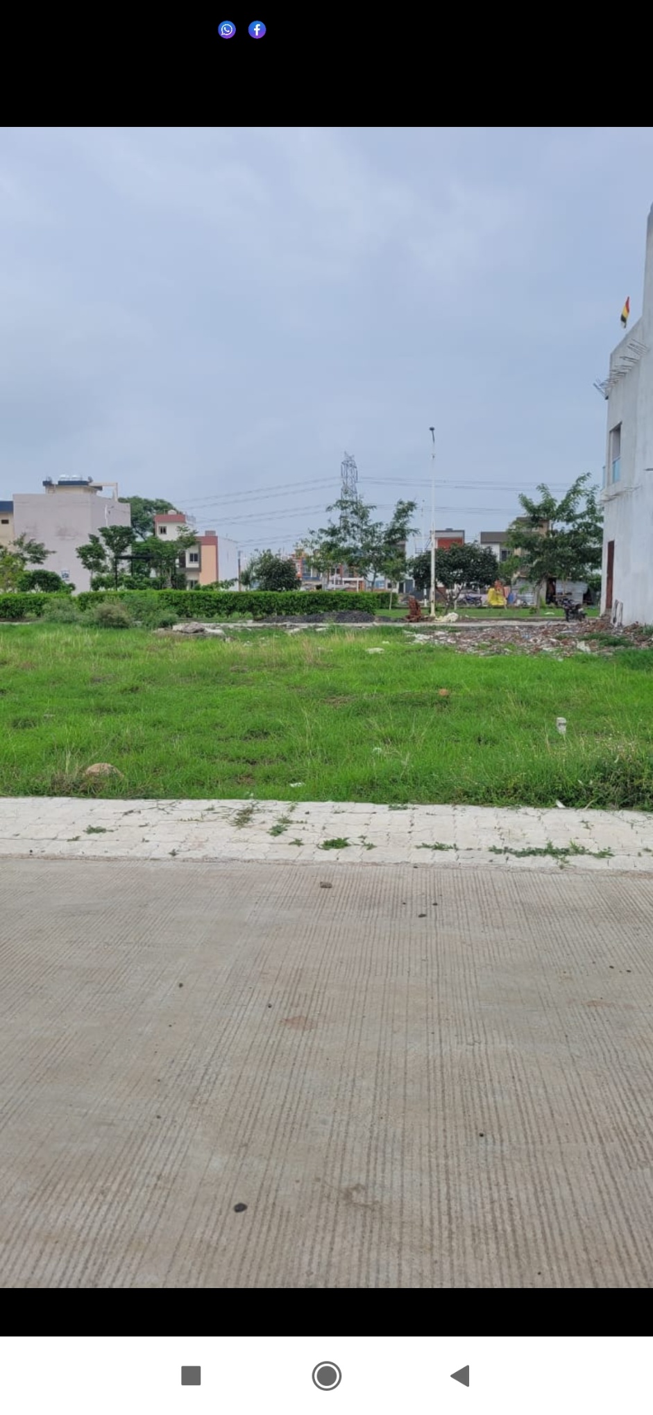 Resell plot colony name omexe greens Balyakhedi Indore near tample school  