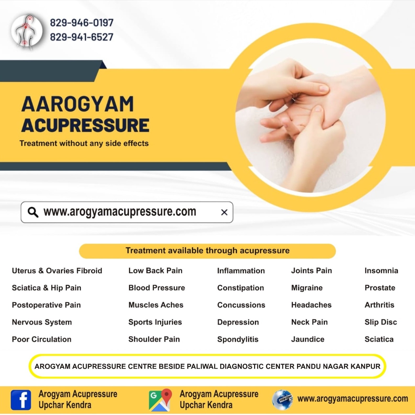 Acupressure Therapy, Alternative Therapy/ Medicine; Exp: More than 15 year