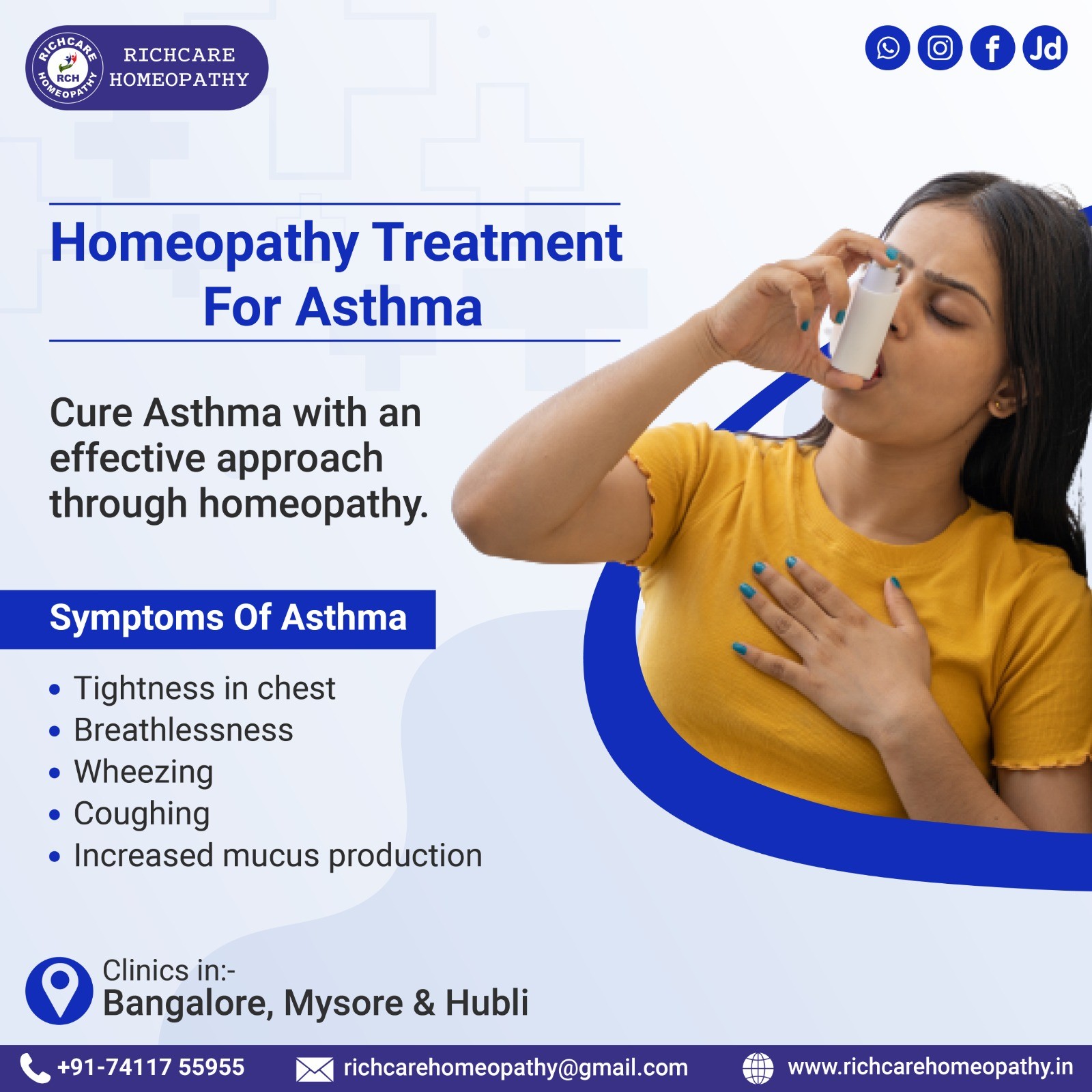 Asthma Homeopathy treatment in Bangalore