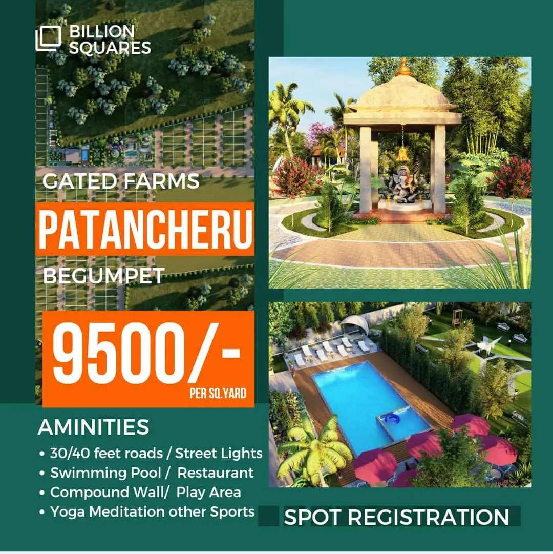 1 Bed/ 1 Bath Sell House/ Bungalow/ Villa; 1,350 sq. ft. carpet area; 151 sq. ft. lot for sale @Framland plot sale at patanucheruvu 