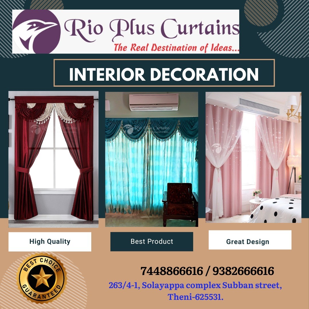 CURTOMIZED CURTAINS IN THENI