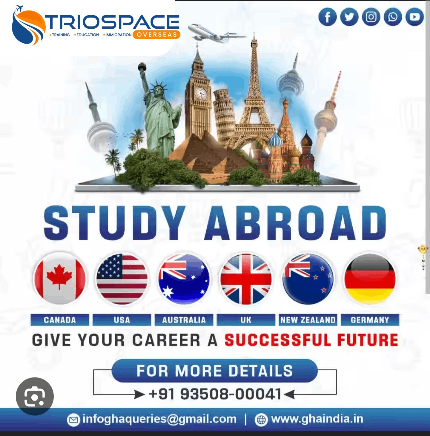 Study in New Zealand Education Consultants in Hyderabad - TrioSpace Overseas