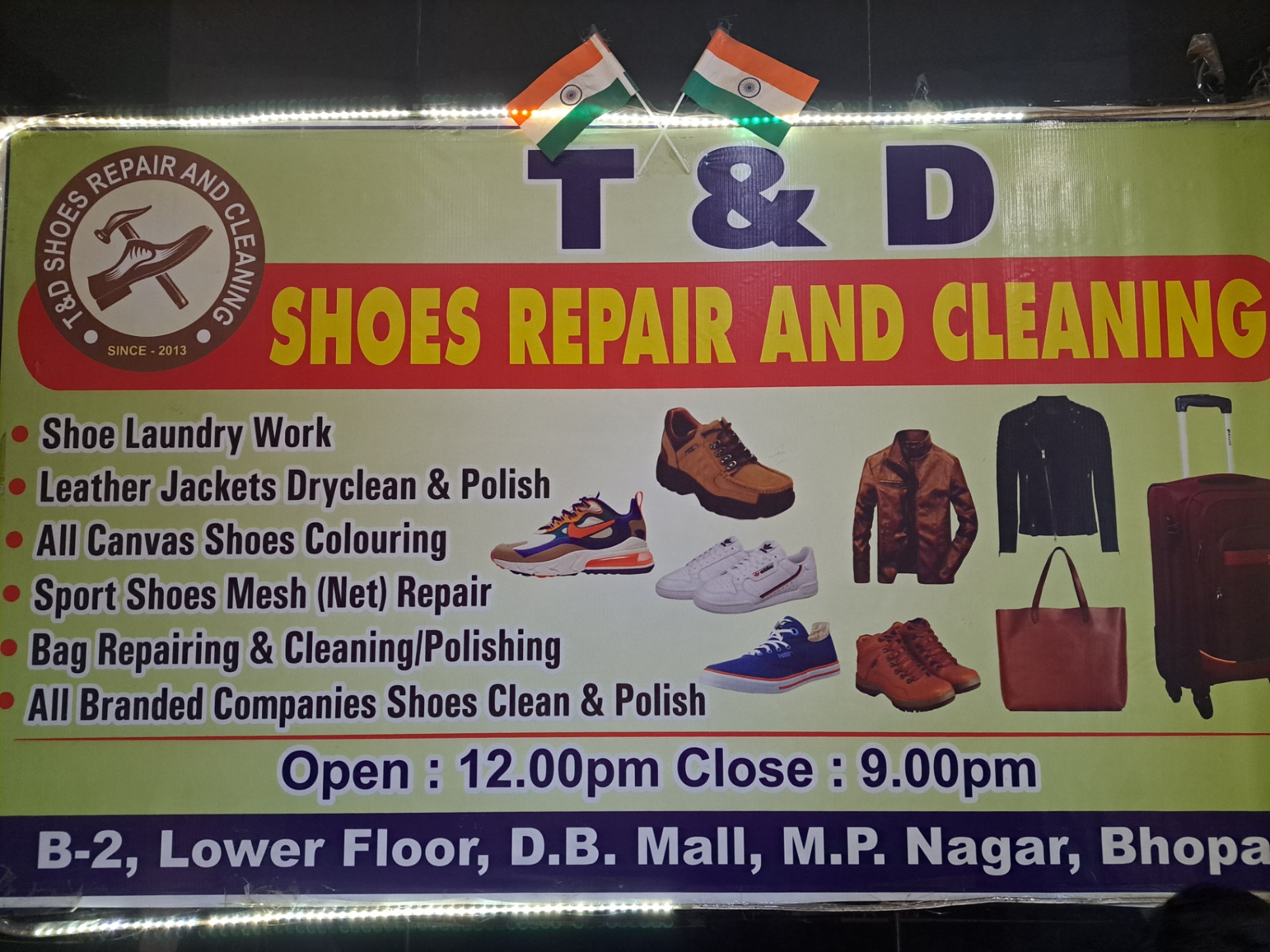 Shoe Repair; Exp: More than 15 year