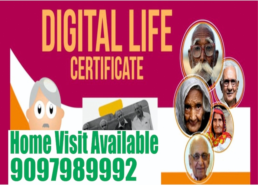 Jeevan Praman patr Digital life certificate home service available 