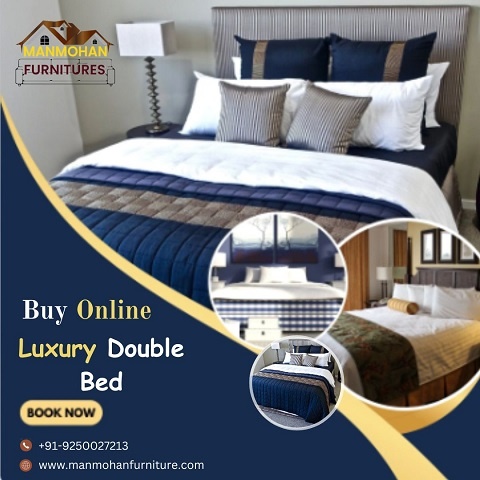 Buy Online Double Bed, Luxury Bed 
